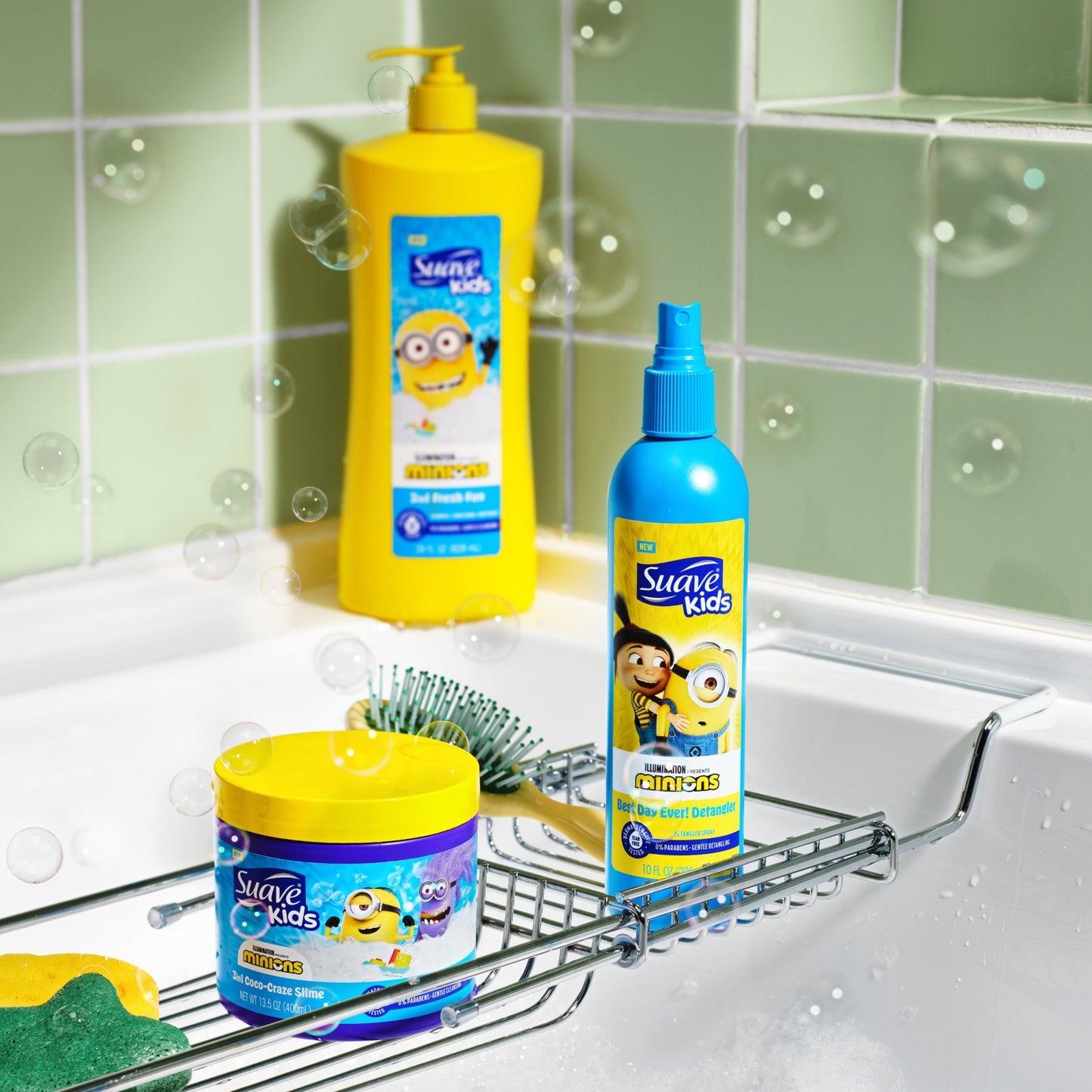 Suave Kids Minions 3-In-1 Shampoo, Conditioner, and Body Wash