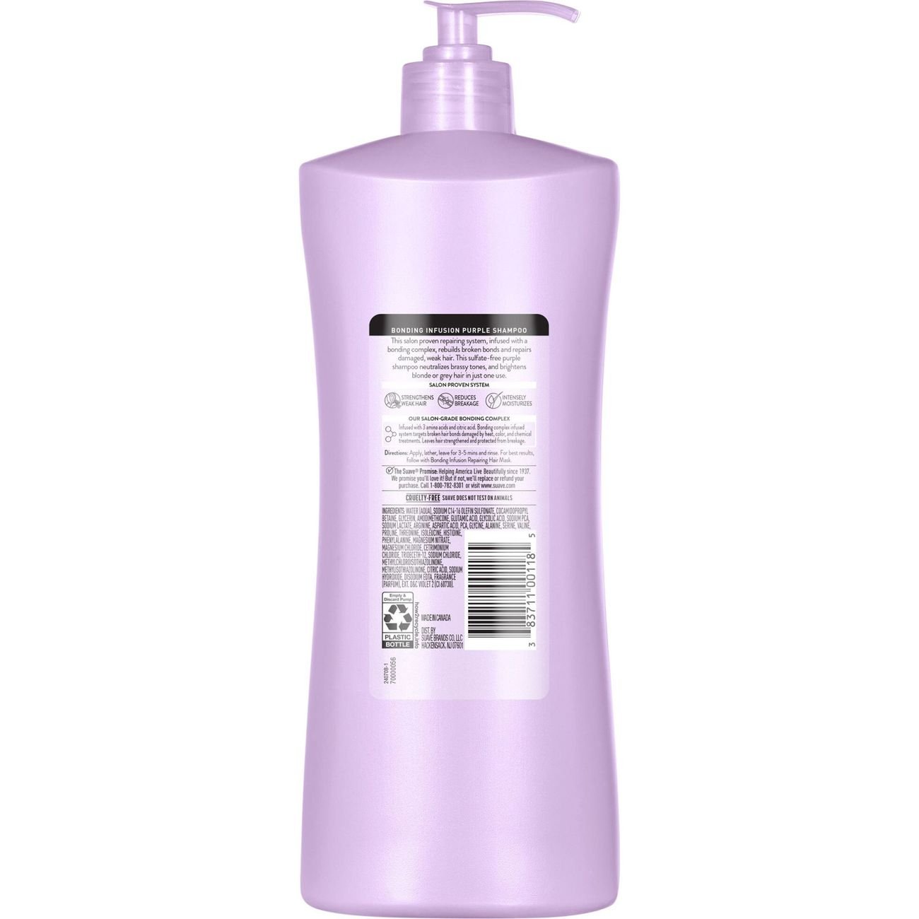 Suave Bonding Infusion Purple Toning Shampoo