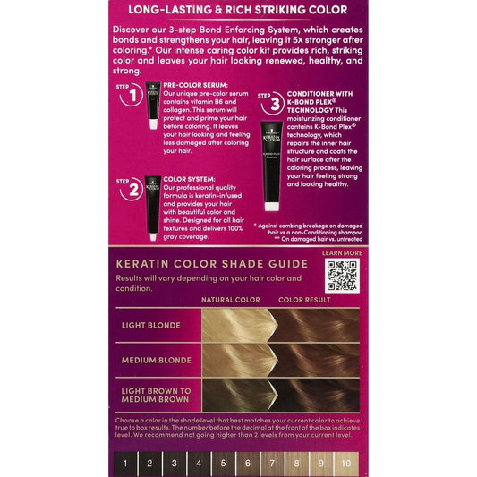 Schwarzkopf Keratin Color Permanent Hair Color - 6.64 Champagne Brown
