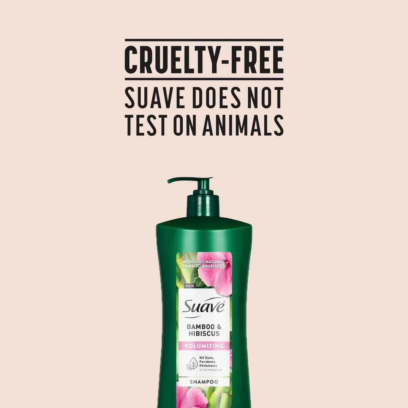 Suave Bamboo & Hibiscus Volumizing Shampoo