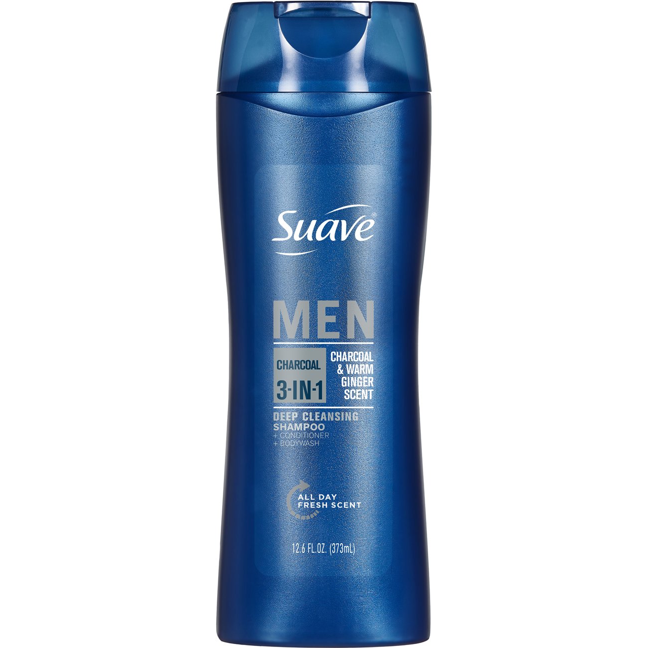 Suave Men Charcoal 3-in-1 Shampoo, Conditioner & Body Wash