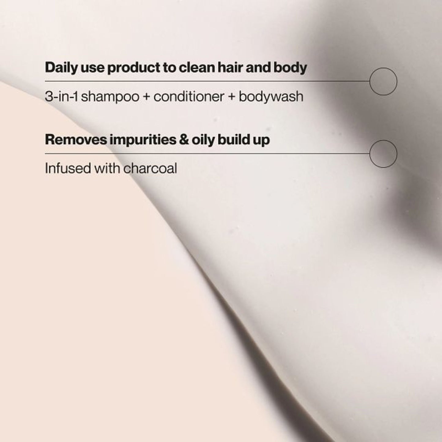 Suave Men Charcoal 3-in-1 Shampoo, Conditioner & Body Wash