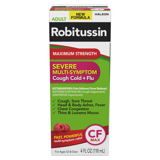 Robitussin Adult Maximum Strength Severe Multi-Symptom Cough Cold & Flu