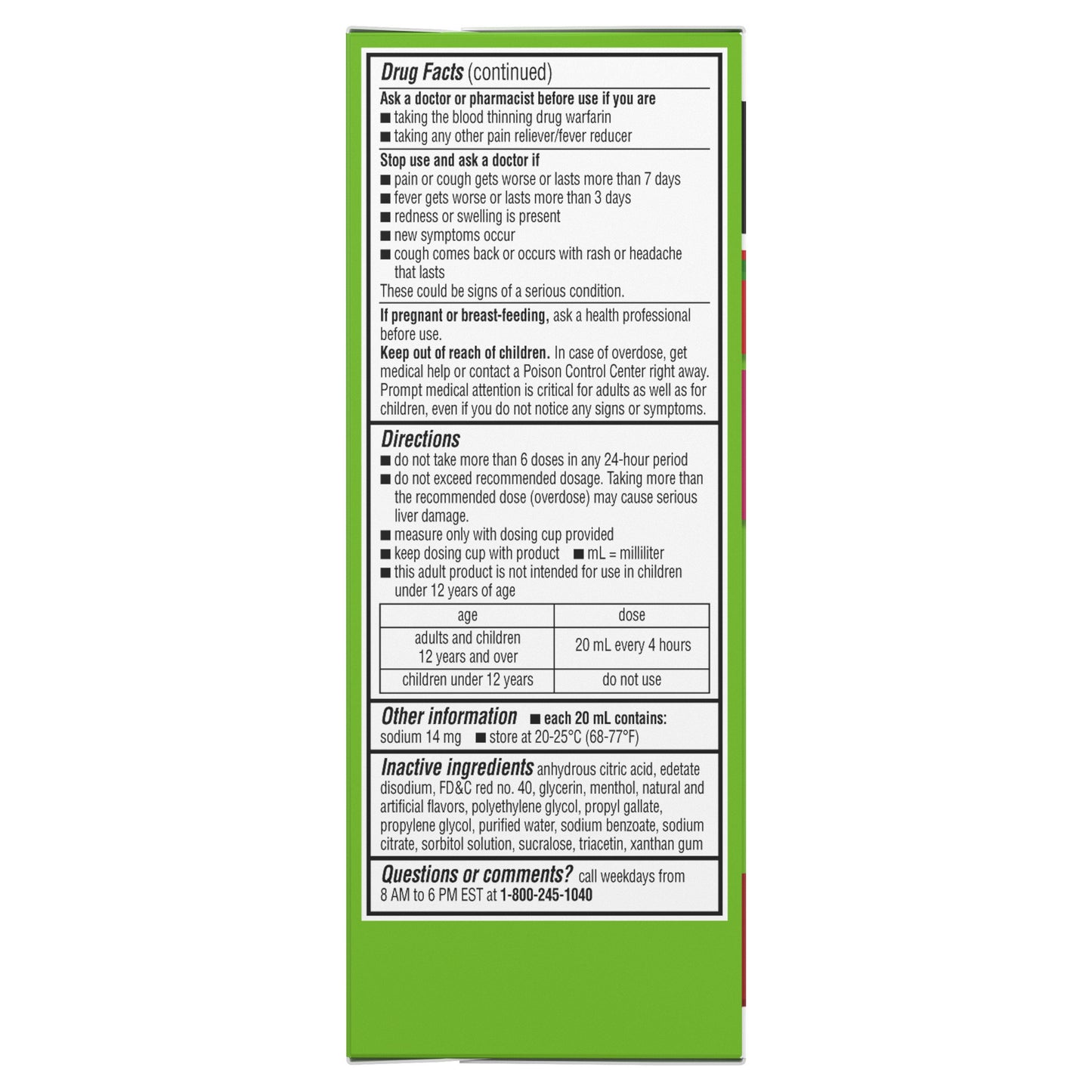 Robitussin Adult Maximum Strength Severe Multi-Symptom Cough Cold & Flu