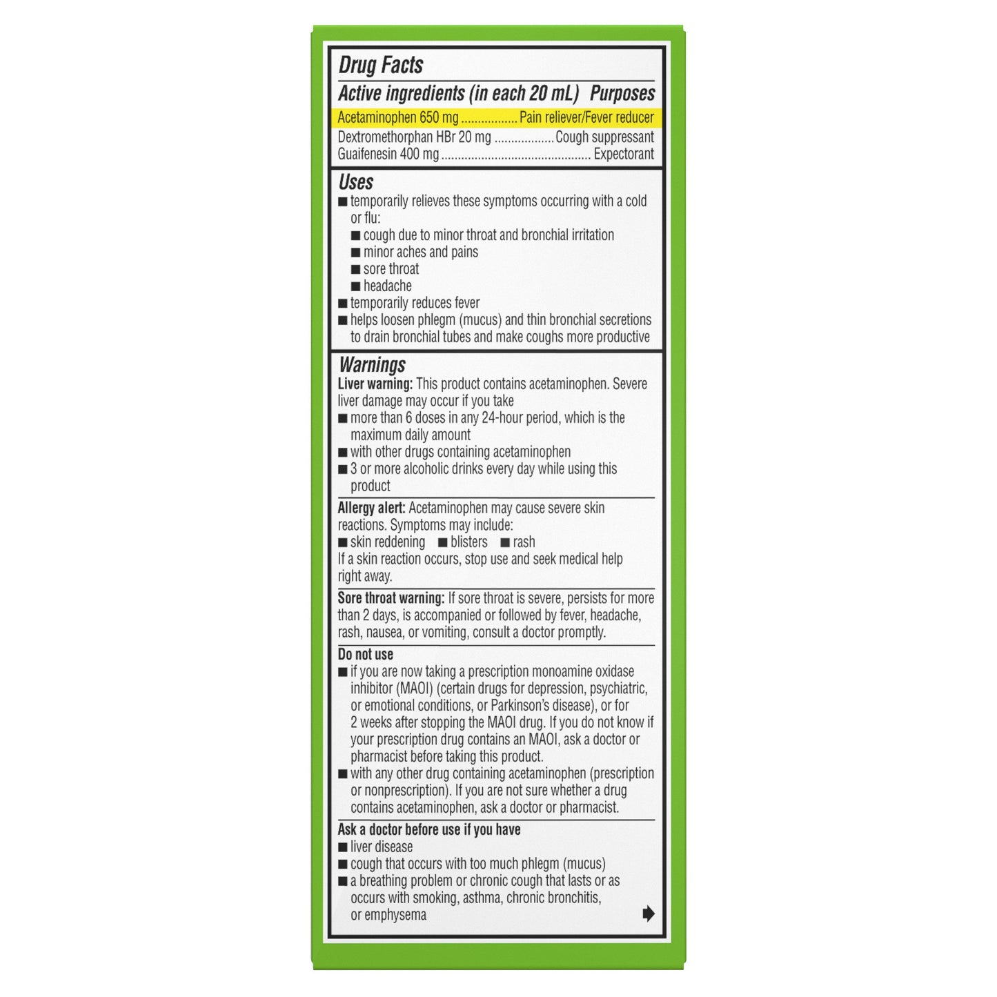 Robitussin Adult Maximum Strength Severe Multi-Symptom Cough Cold & Flu