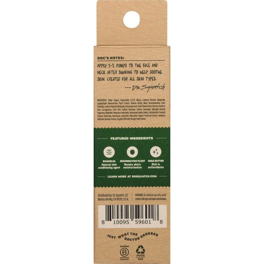 Dr. Squatch Men's Natural Soothing Post Shave Lotion - Pine Tar