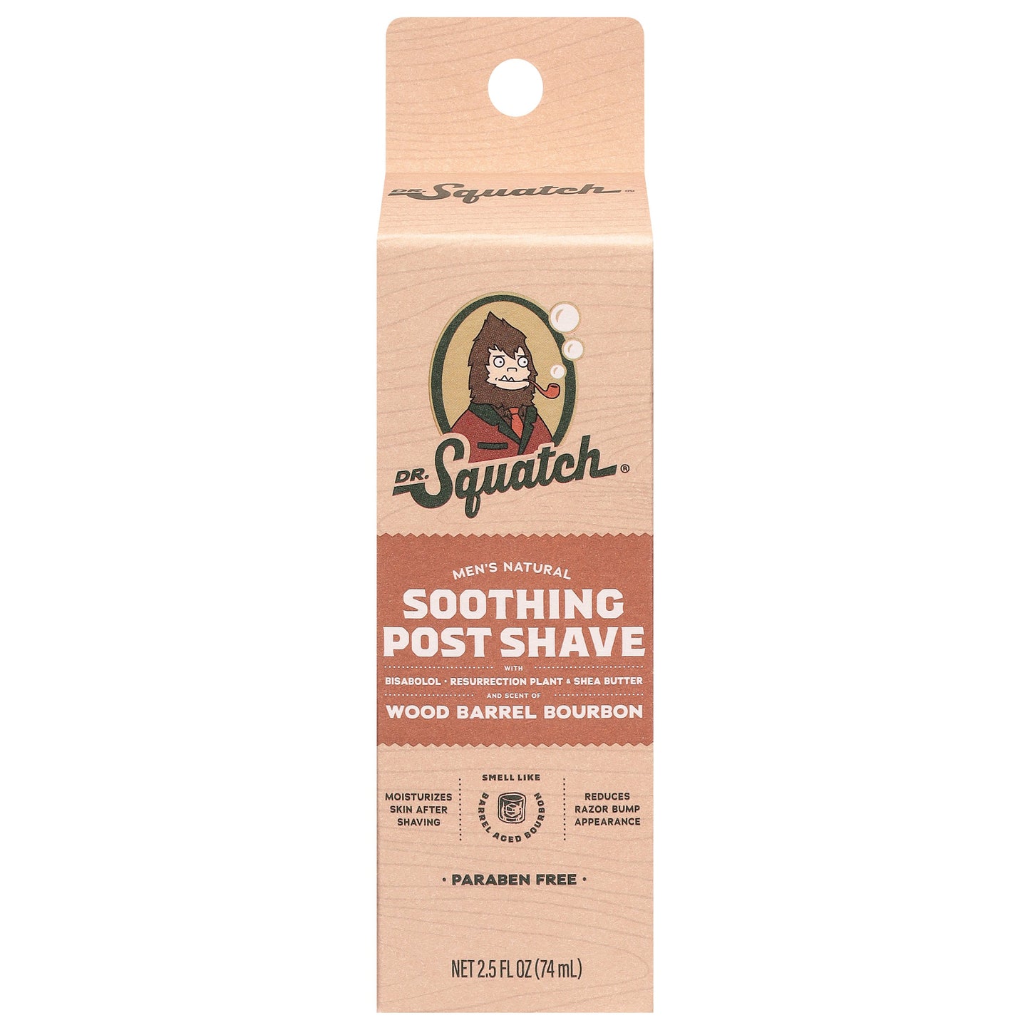 Dr. Squatch Men's Natural Soothing Post Shave Lotion - Wood Barrel Bourbon