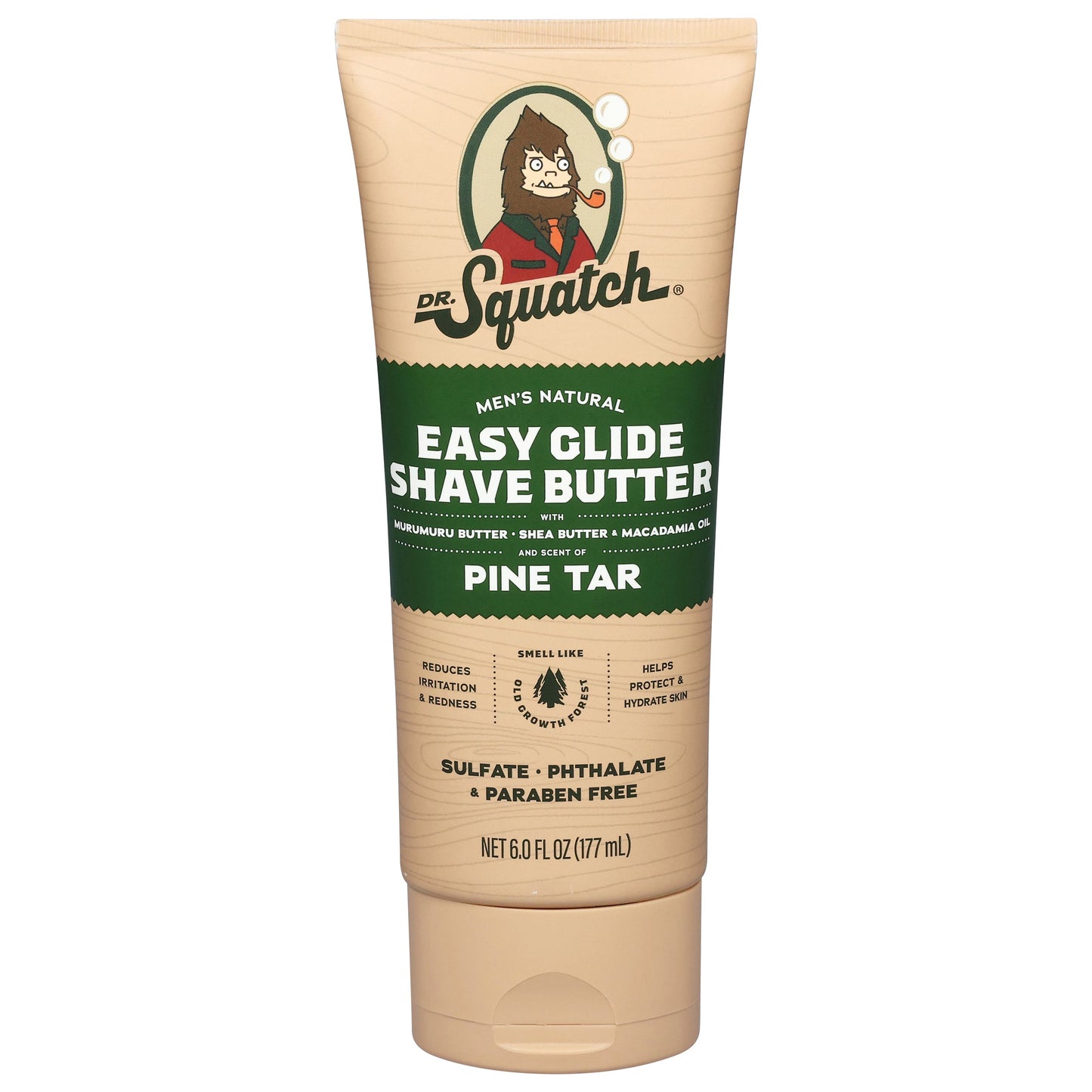 Dr. Squatch Men's Natural Easy Glide Shave Butter - Pine Tar