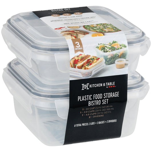 Kitchen & Table by H-E-B Plastic Food Storage Bistro Set