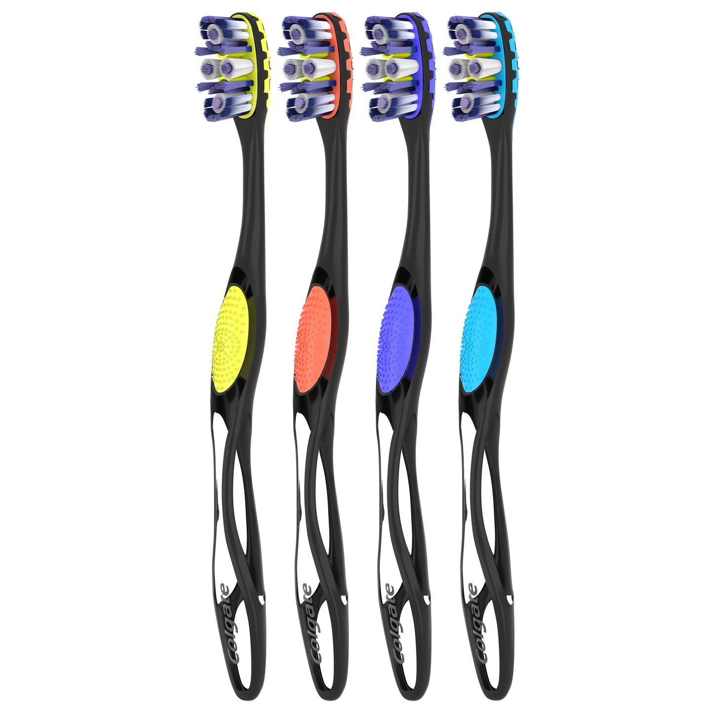 Colgate 360 Advanced Floss Tip Toothbrush Soft 4 Pack