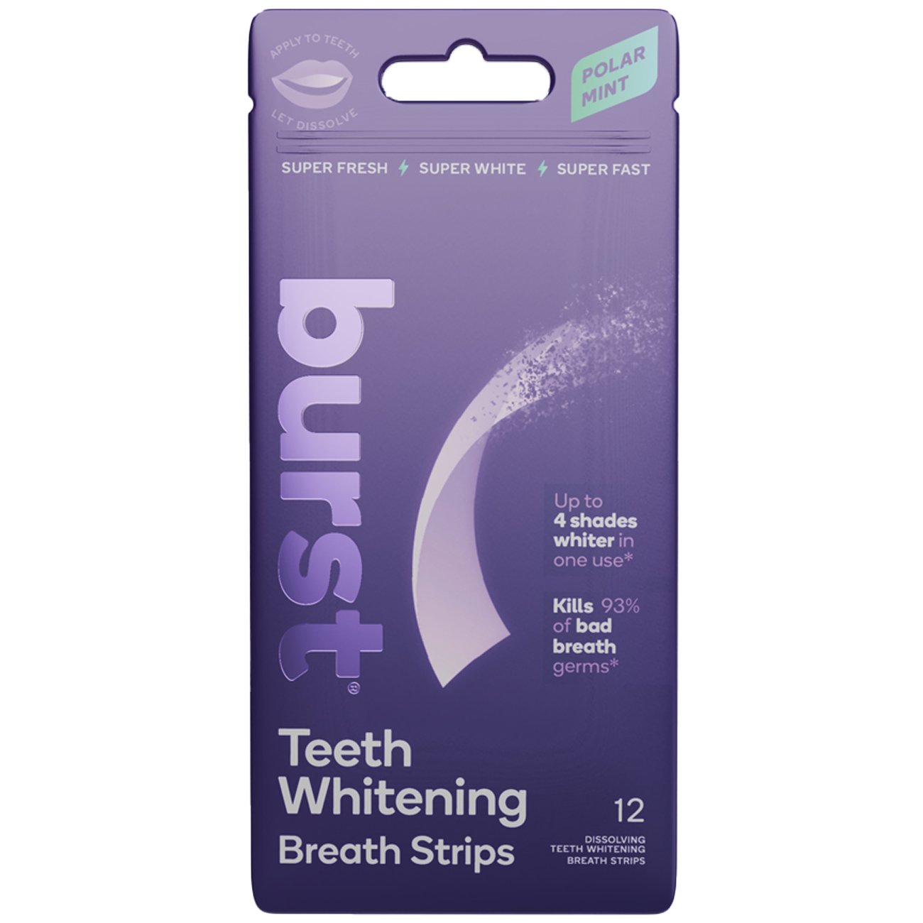 Burst Dissolving Teeth Whitening Breath Strips
