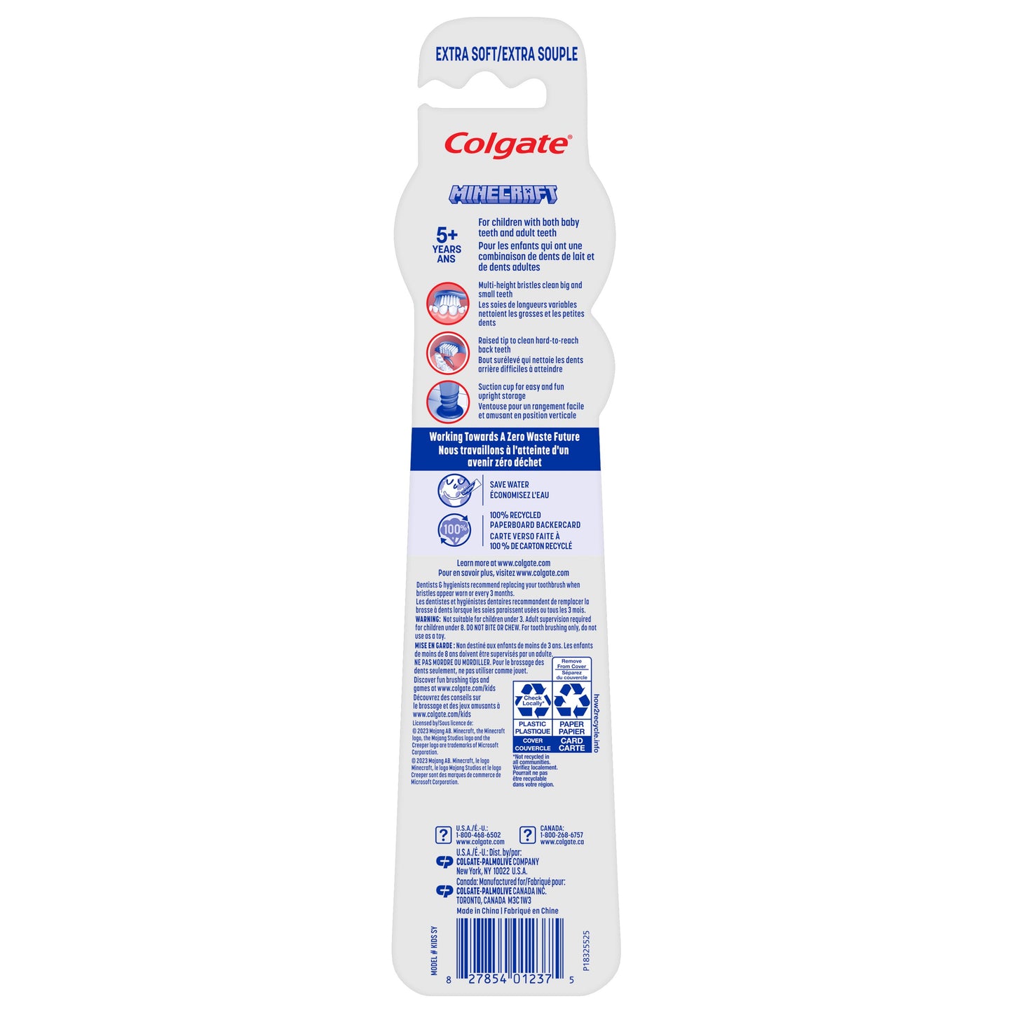 Colgate Kids Minecraft Extra Soft Toothbrush