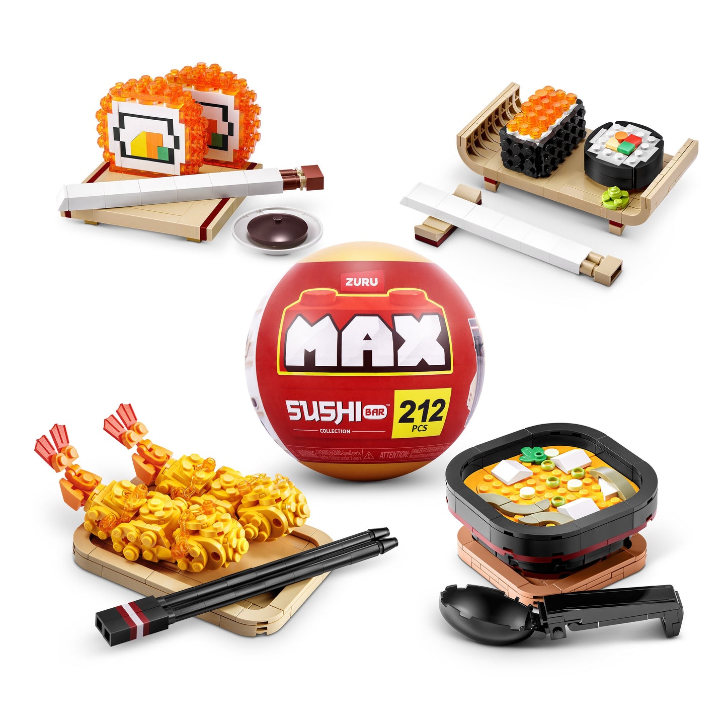 Zuru MAX Sushi Bar Series Building Bricks Capsule