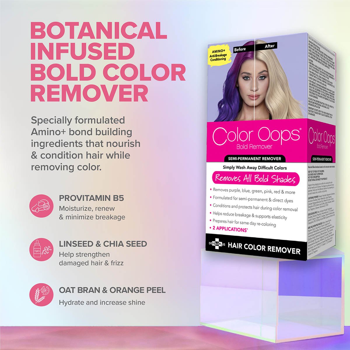 Color Oops Bold Semi-Permanent Hair Color Conditioning Remover