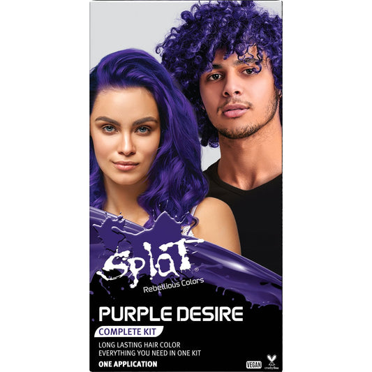 Splat Rebellious Colors Semi-Permanent Hair Color Kit - Purple Desire