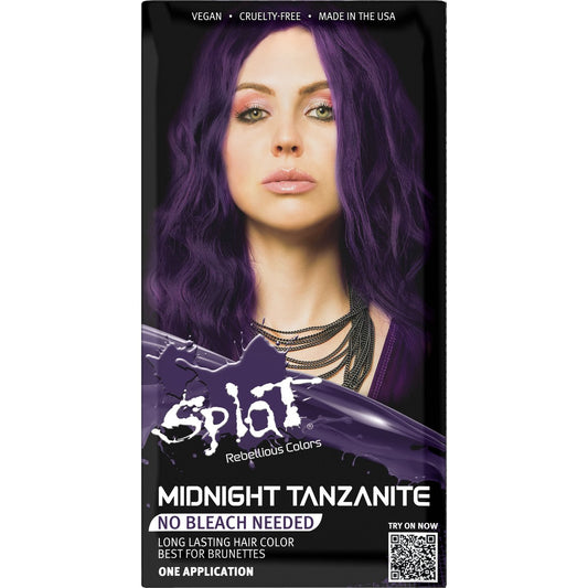 Splat Rebellious Colors Semi-Permanent Hair Color Kit - Midnight Tanzanite