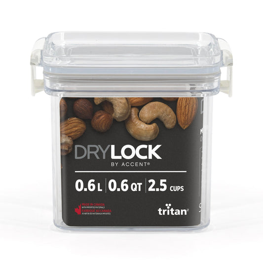 Drylock Tritan Square 2.5 Cup Container