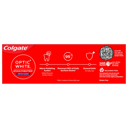 Colgate Optic White Stain Fighter Clean Mint Toothpaste