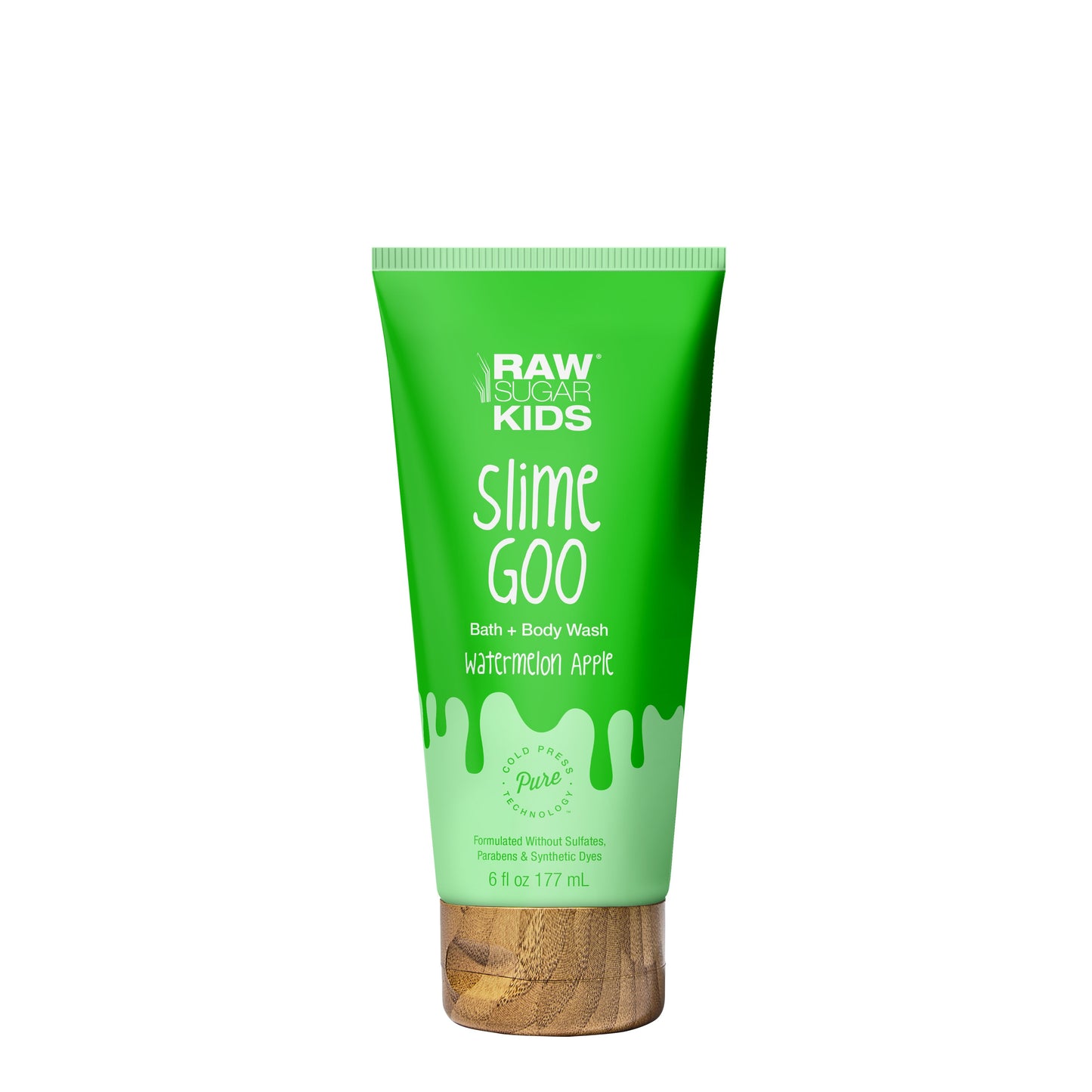 Raw Sugar Kids Bath & Body Wash Slime Goo - Watermelon Apple