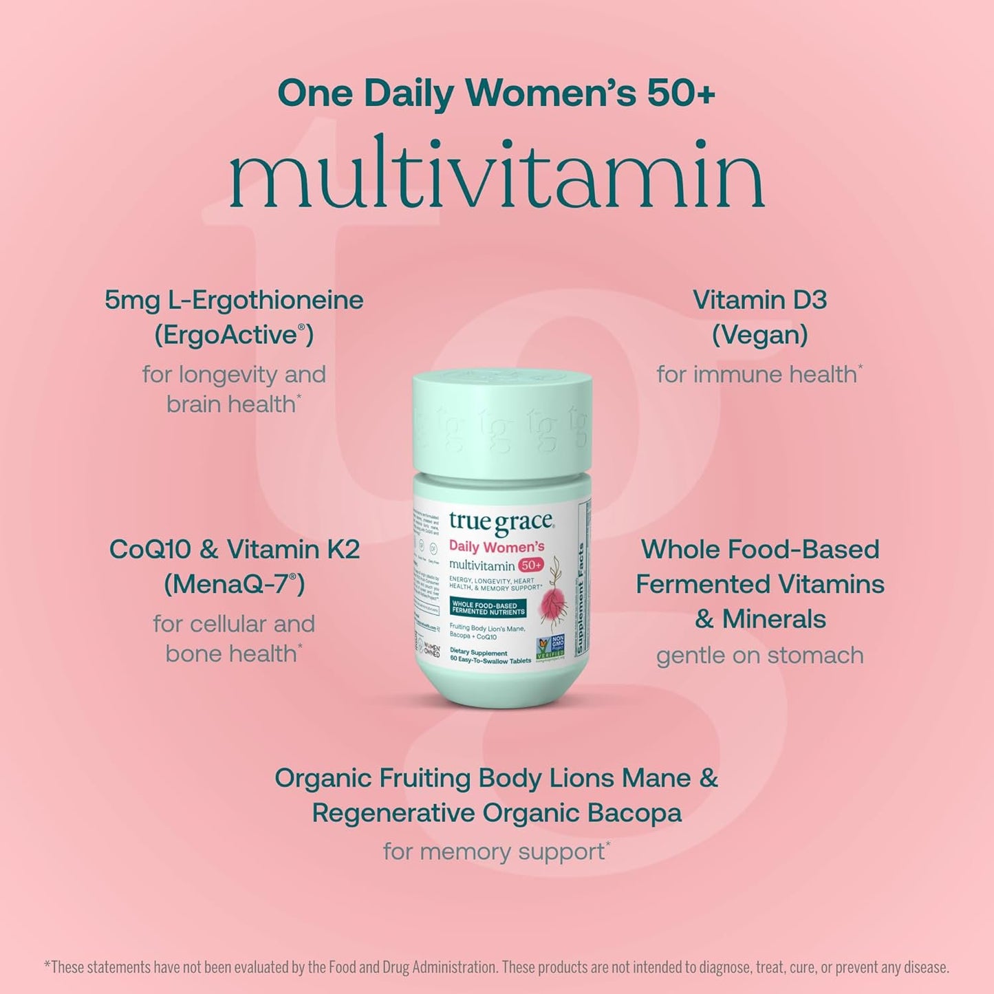 True Grace Daily Women’s 50+ Multivitamin Tablets