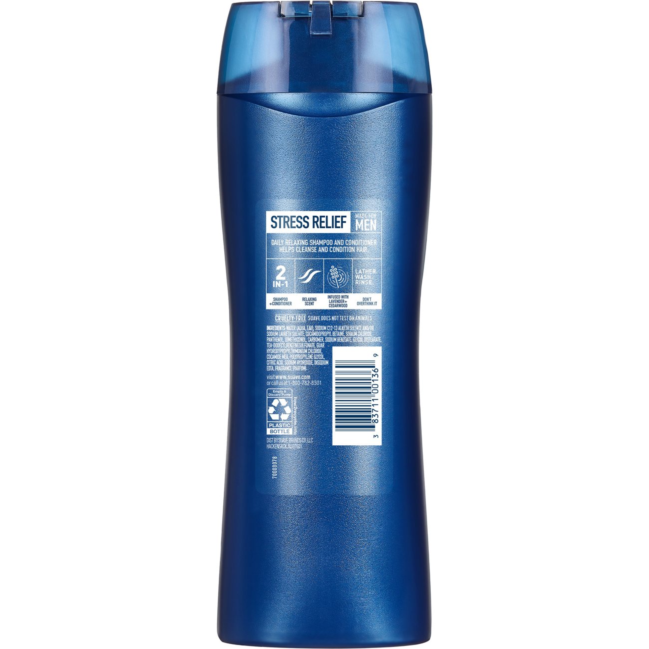 Suave Men Stress Relief 2-in-1 Shampoo & Conditioner