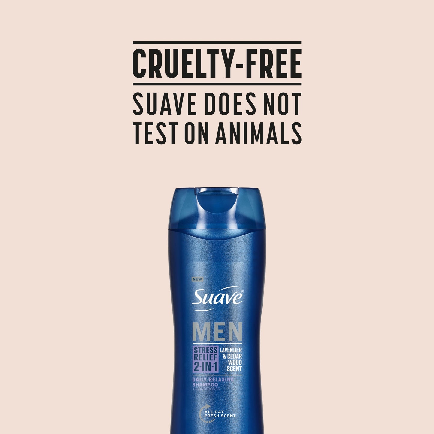 Suave Men Stress Relief 2-in-1 Shampoo & Conditioner