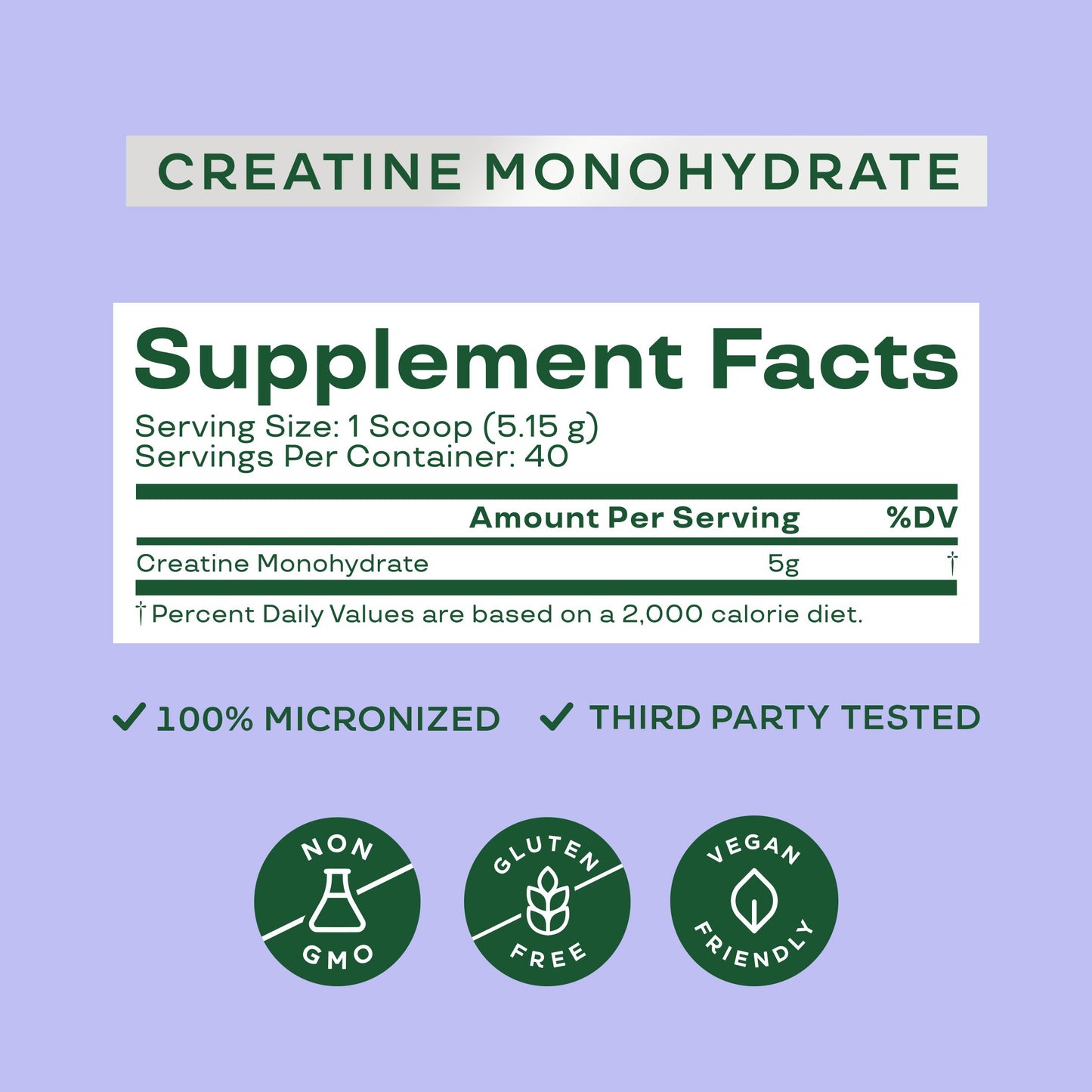Bloom Creatine Monohydrate - Unflavored