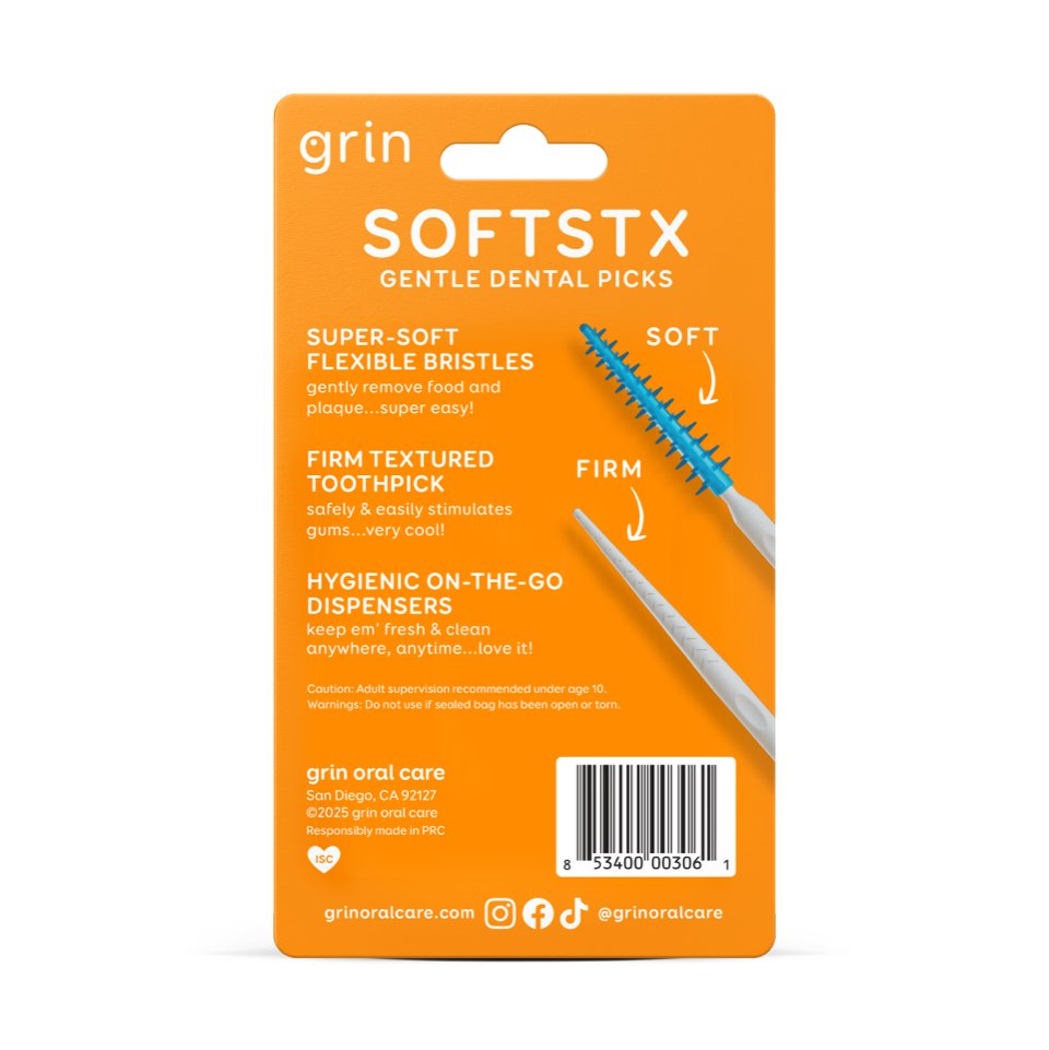 Grin Softstx Soft Dental Picks