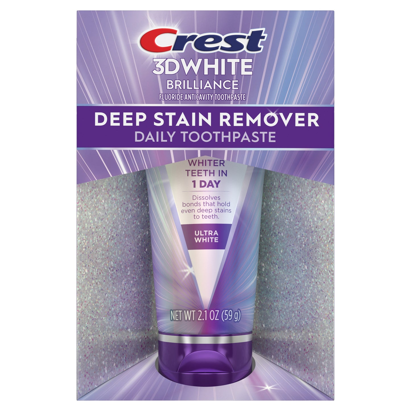 Crest 3D White Brilliance Deep Stain Remover Daily Toothpaste