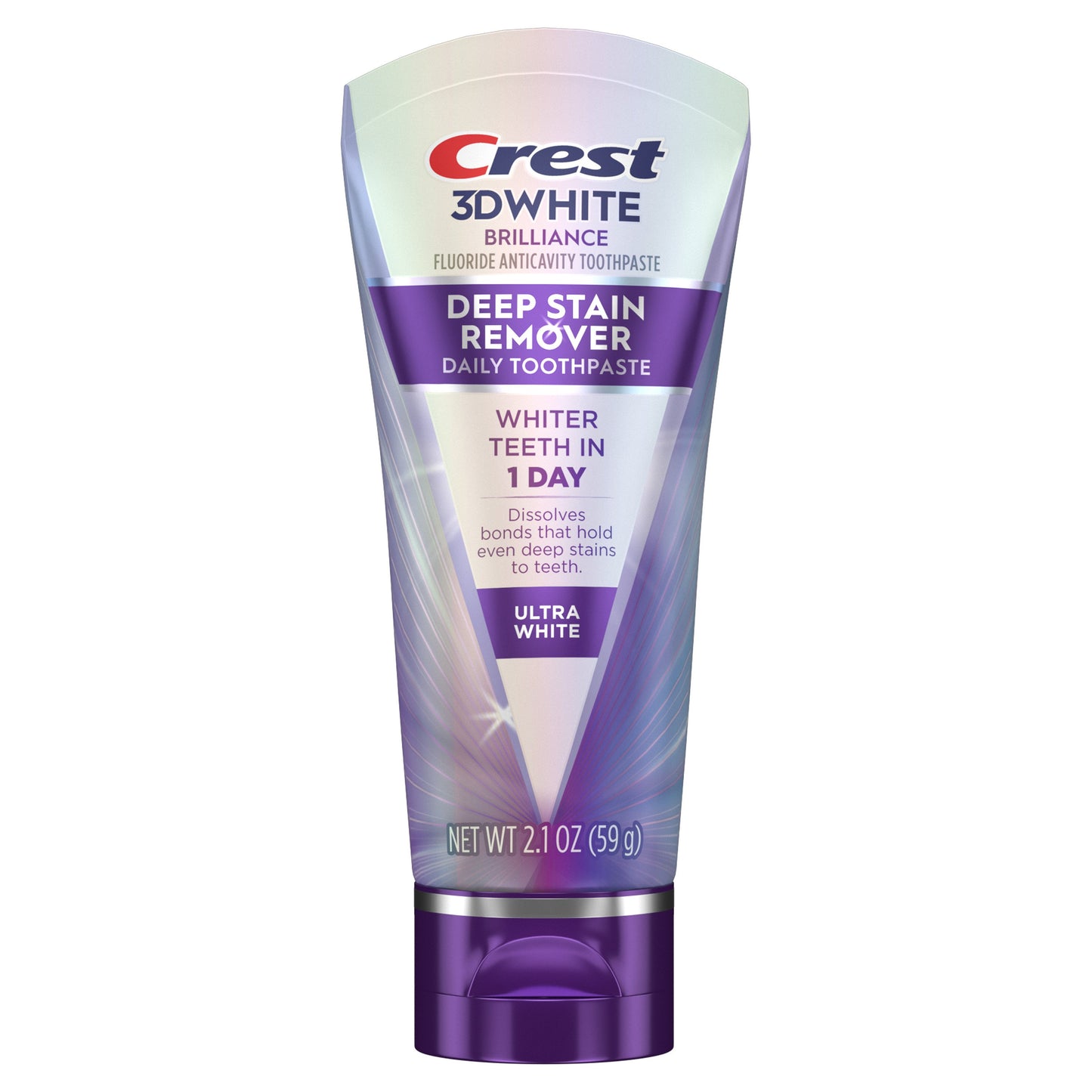 Crest 3D White Brilliance Deep Stain Remover Daily Toothpaste