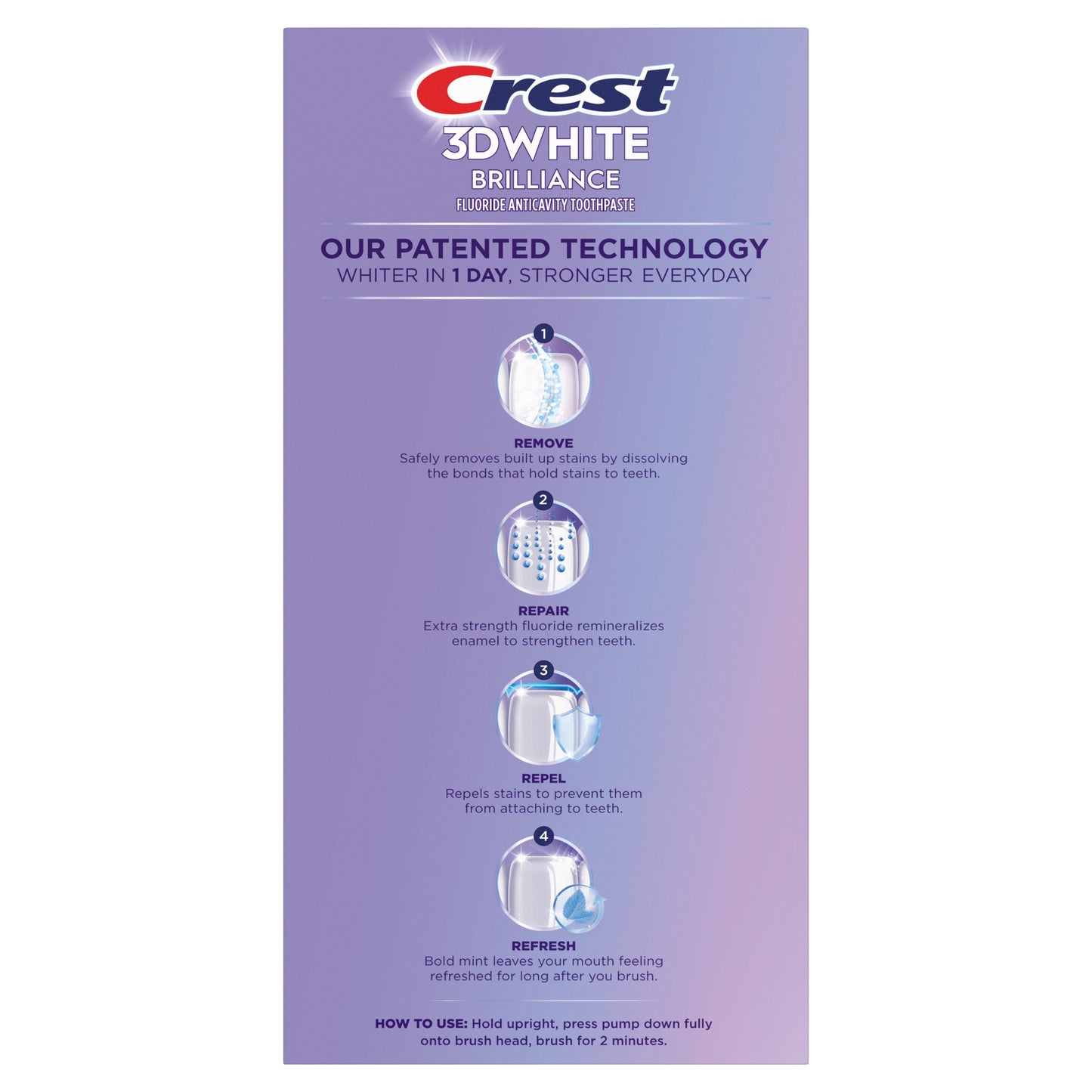 Crest 3D White Deep Stain Remover Toothpaste Ultra White