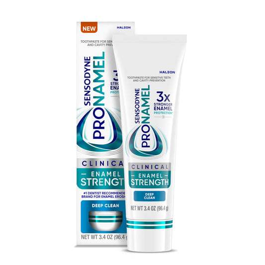 Sensodyne Pronamel Clinical Enamel Strength Toothpaste, Deep Clean