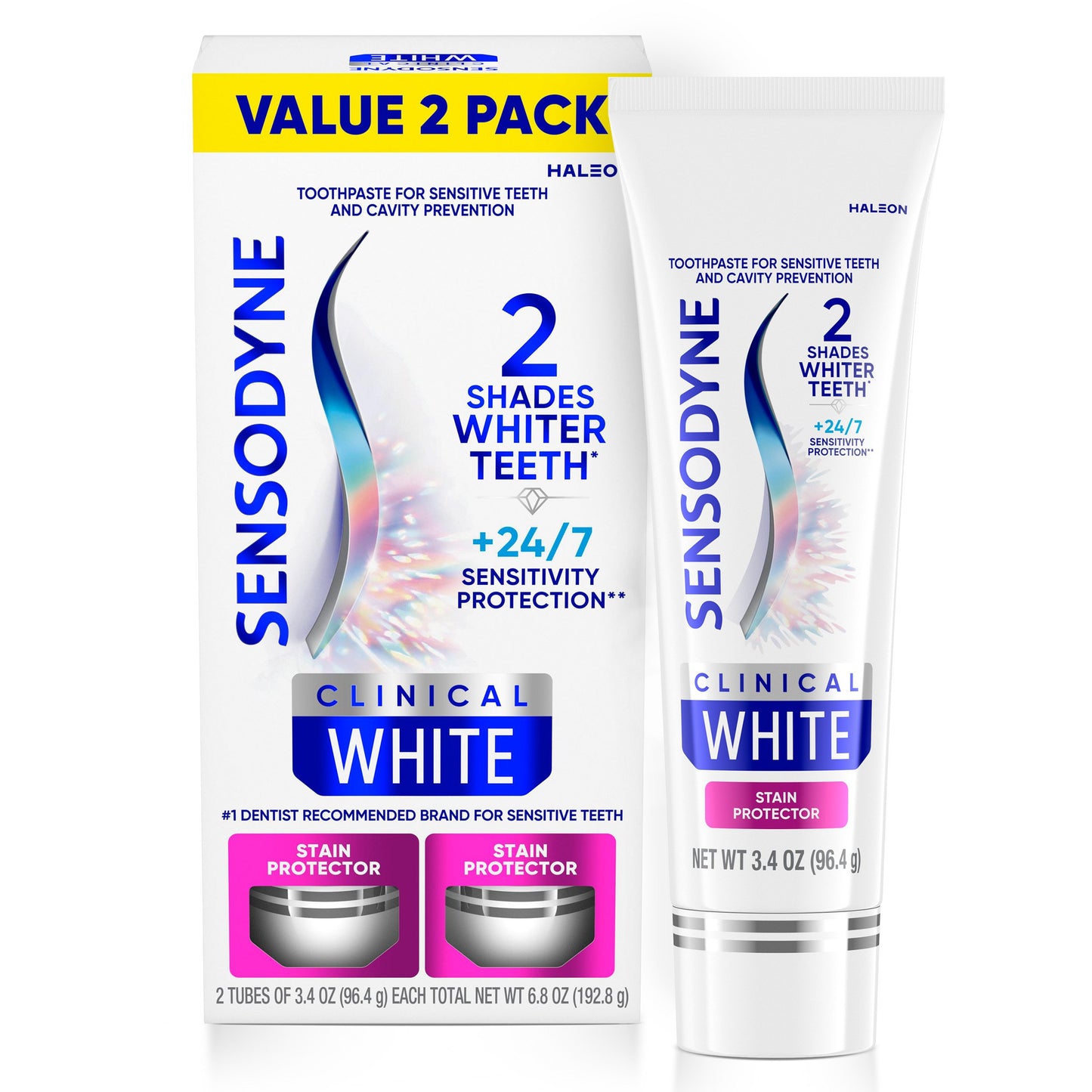 Sensodyne Clinical White Toothpaste, Stain Protector