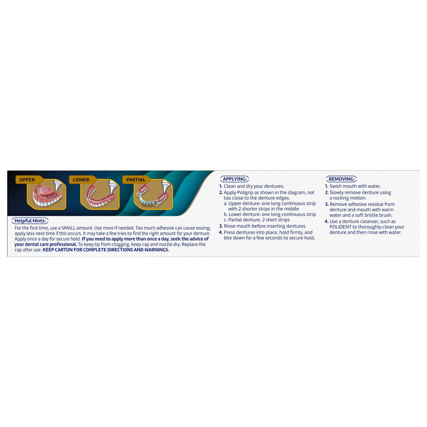 Poligrip Power Max Ultimate All-In-1 Denture Adhesive Cream