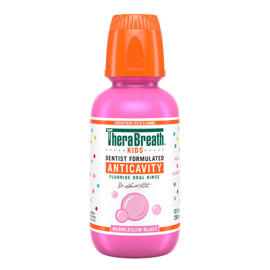 Therabreath For Kids Anti Cavity Oral Rinse Bubblegum