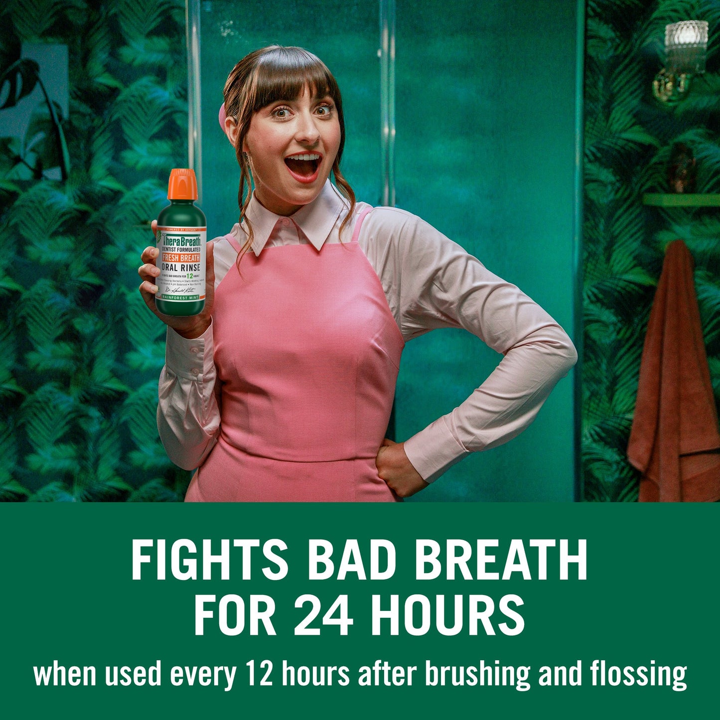Therabreath Oral Rinse - Rainforest Mint