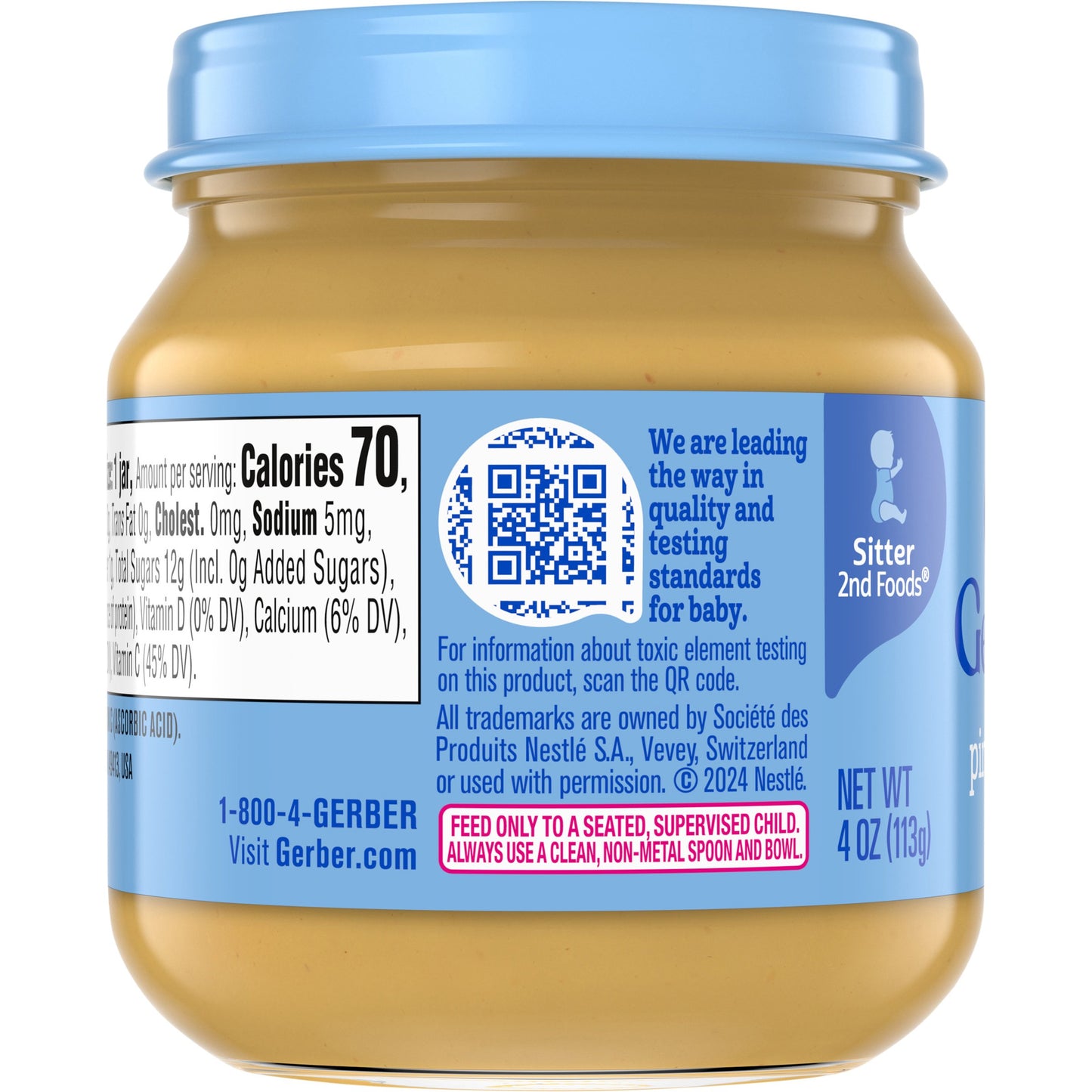 Gerber Stage 2 Baby Food - Pineapple