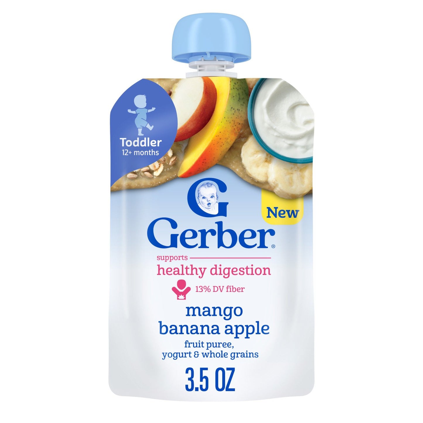 Gerber Baby Food Pouch - Mango Banana Apple