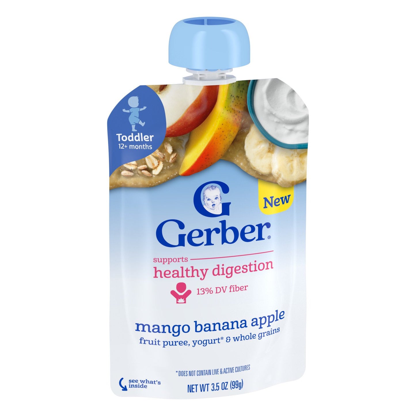 Gerber Baby Food Pouch - Mango Banana Apple