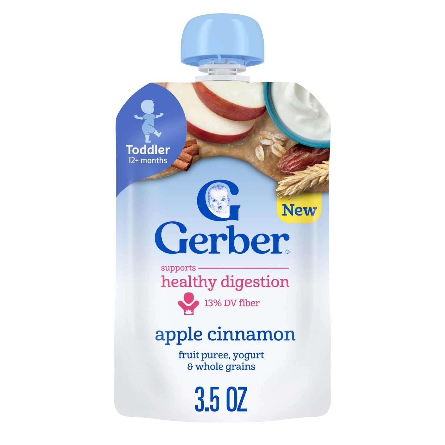 Gerber Baby Food Pouch - Apple Cinnamon