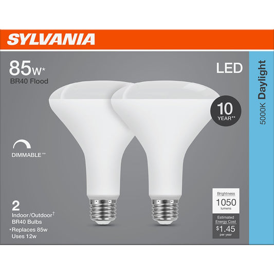 SYLVANIA BR40 85 Watt LED Daylight Dimmable Bulb