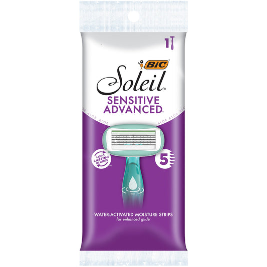BIC Travel Size Soleil Sensitive Advanced Disposable Razor