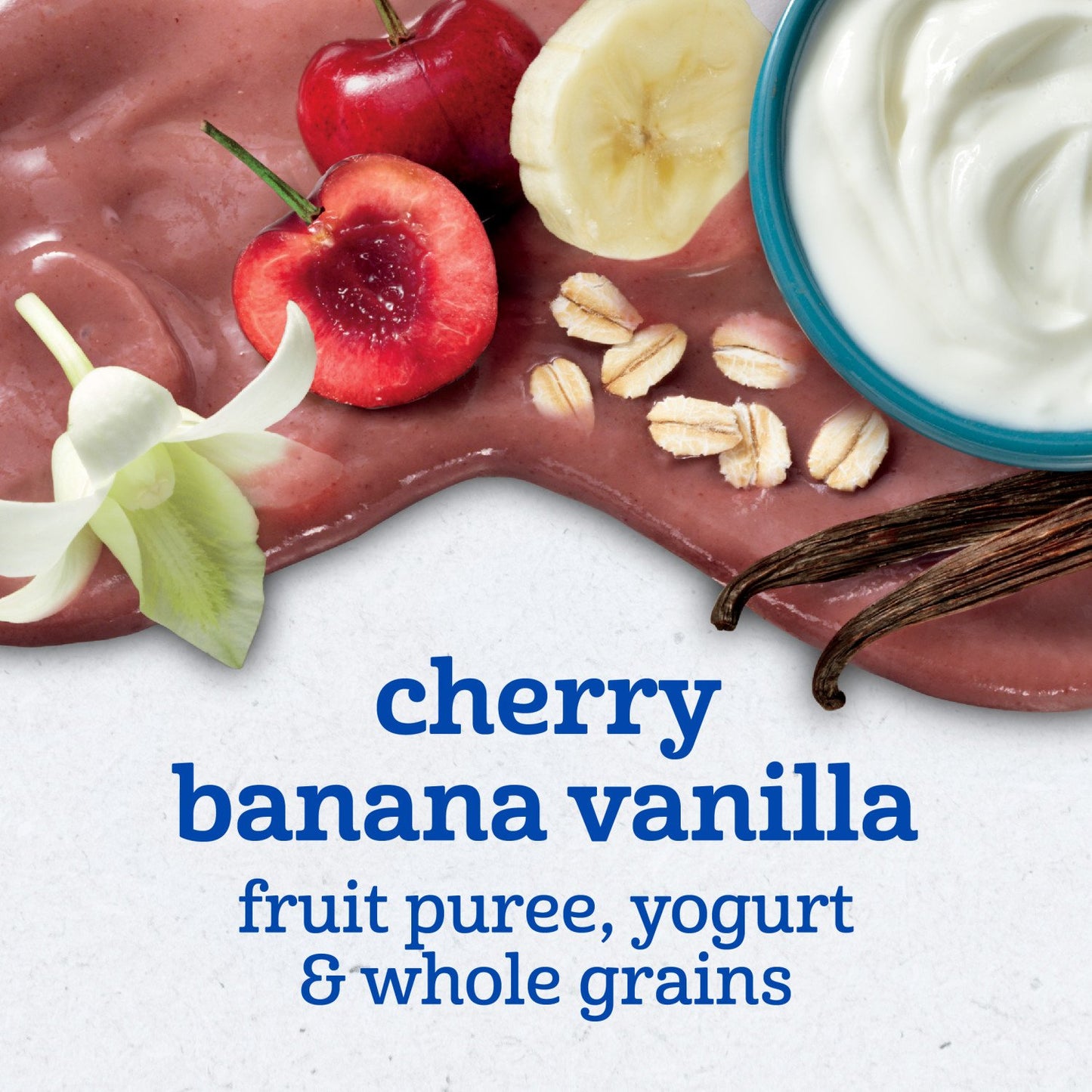 Gerber Baby Food Pouch - Cherry Banana Vanilla Yogurt