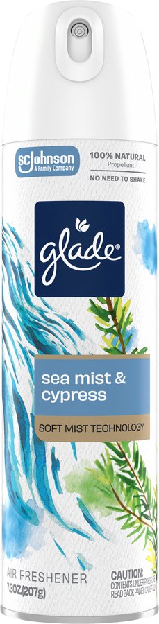 Glade Aerosol Air Freshener Spray- Sea Mist & Cypress