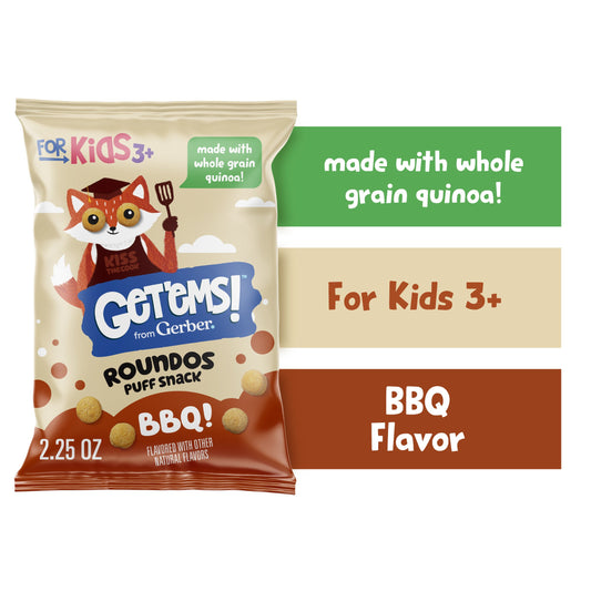 Get'ems! Roundos Puff Snack - BBQ