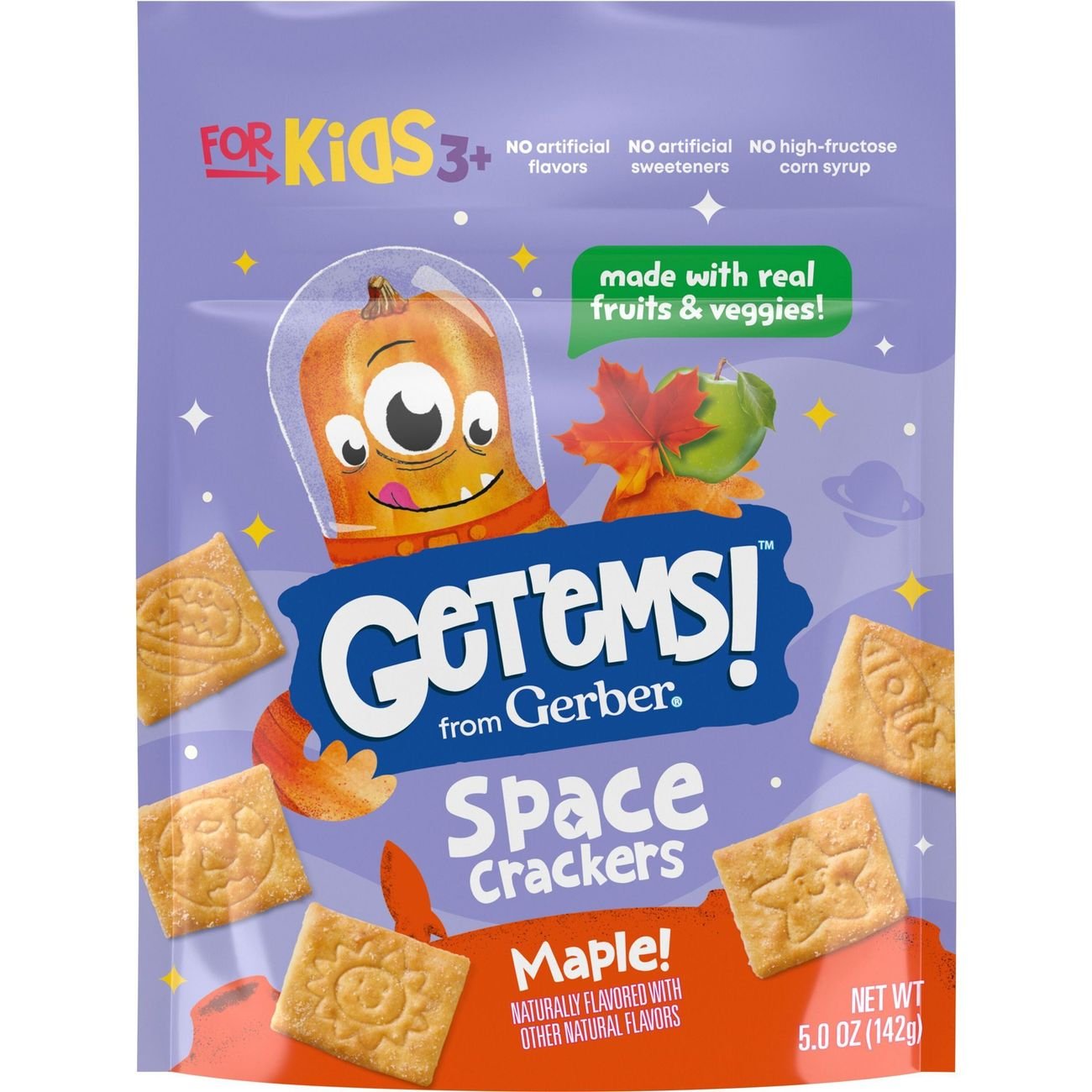 Get'ems! Space Crackers - Maple