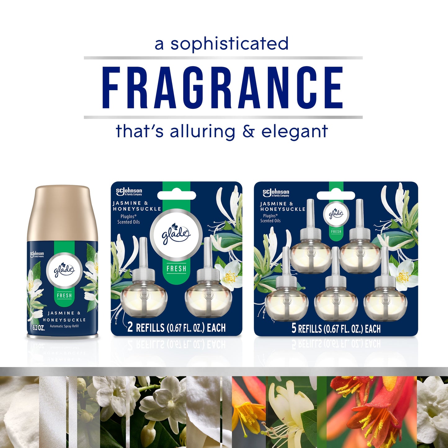 Glade Automatic Spray Refill - Fresh Jasmine & Honeysuckle