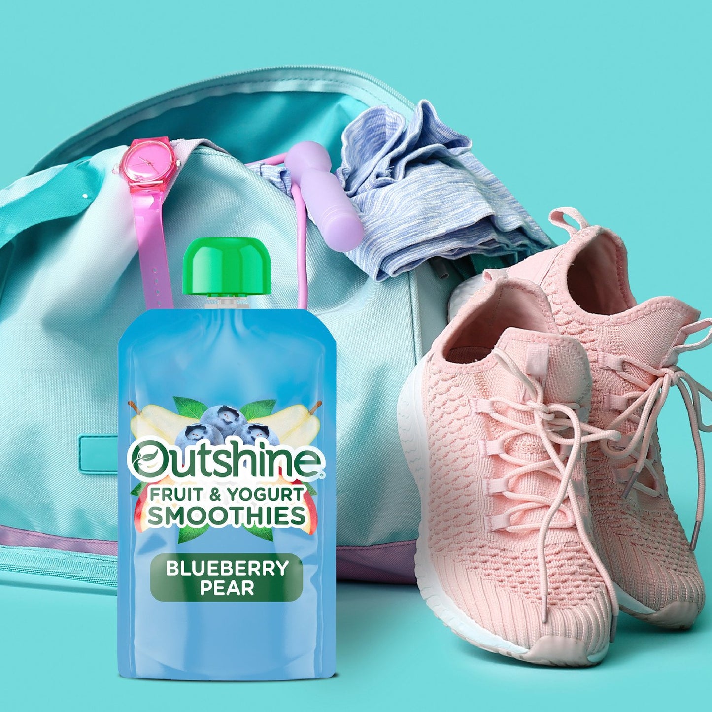Outshine Fruit & Yogurt Smoothies - Blueberry Pear, 3.5 oz Pouches