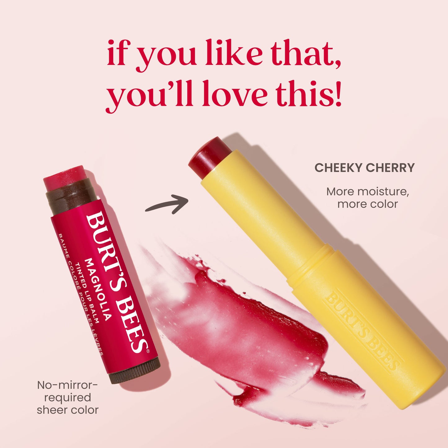 Burt's Bees Tinted Boosted Lip Balm - Cheeky Cherry
