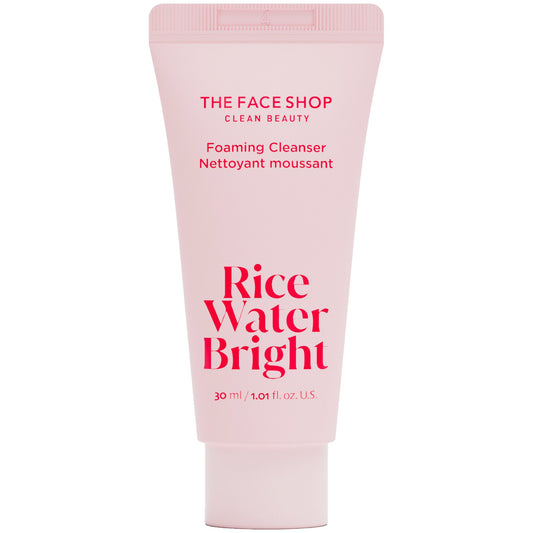 The Face Shop Travel Size Rice Water Bright Foaming Facial Cleanser